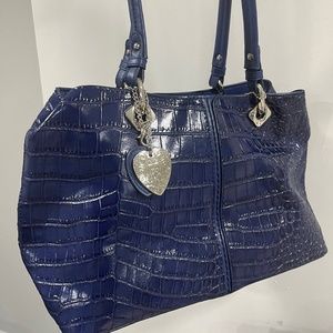 MC Handbag - Blue leather, Great Condition